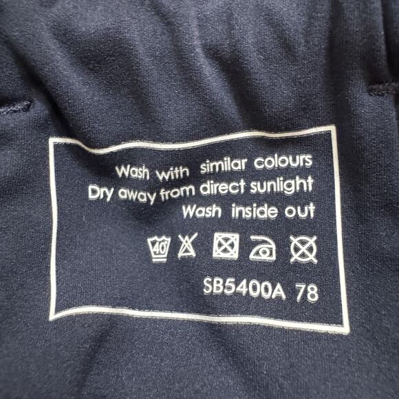 Sweaty Betty Leggings Womens Sz Small Pink Navy Power Size Two Pockets 7/8 High - Picture 8 of 11